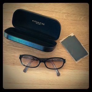 Coach frames brown/silver